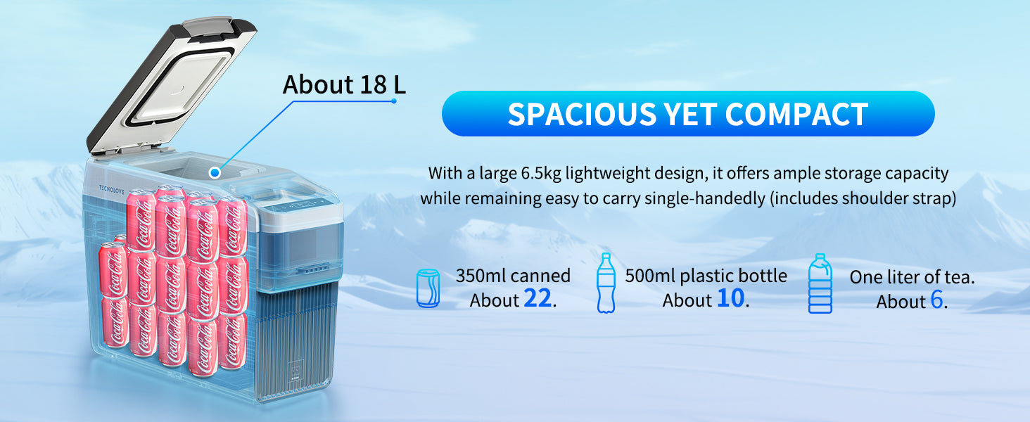 12 Volt Center Console Fridge,Car Refrigerator 19QT(18L) Cooler