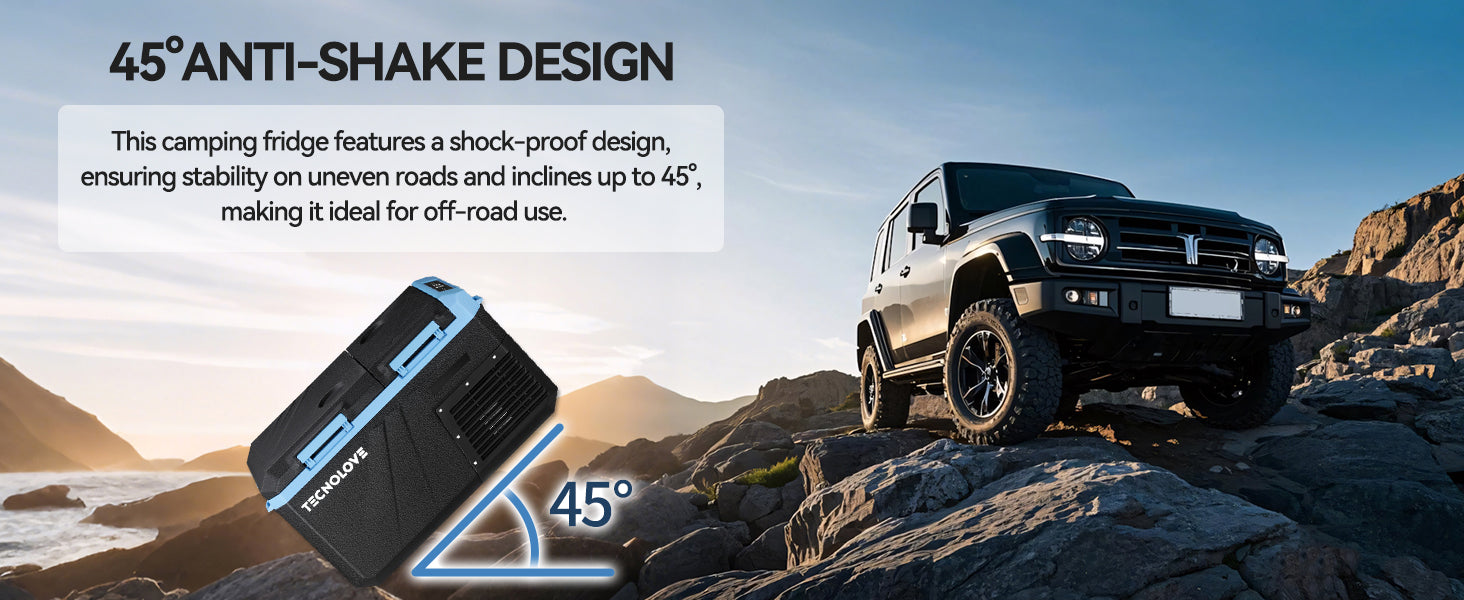 25L Car Refrigerator Freezer, 27QT Dual Zone Portable