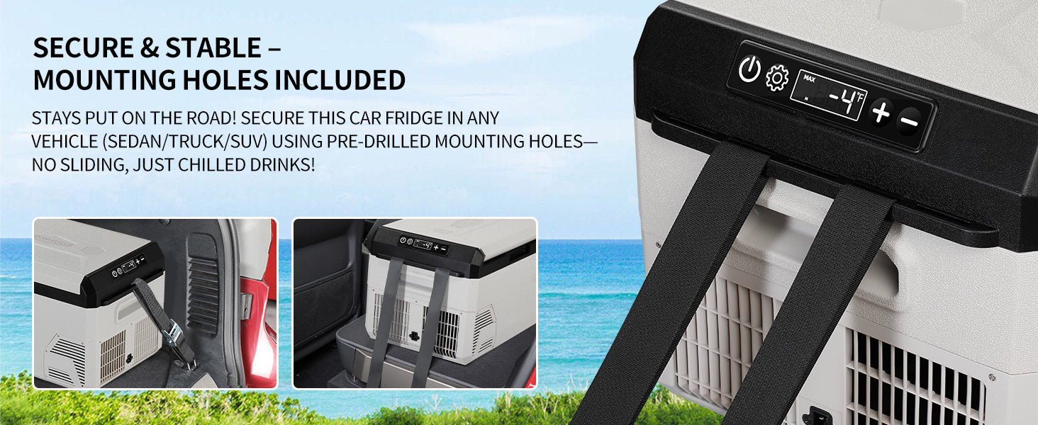 12V Car Refrigerator, 22QT Portable Freezer Cooler