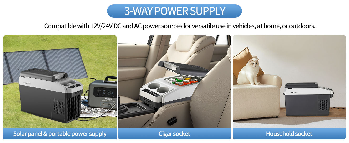 12 Volt Center Console Fridge,Car Refrigerator 16QT(15L) Cooler