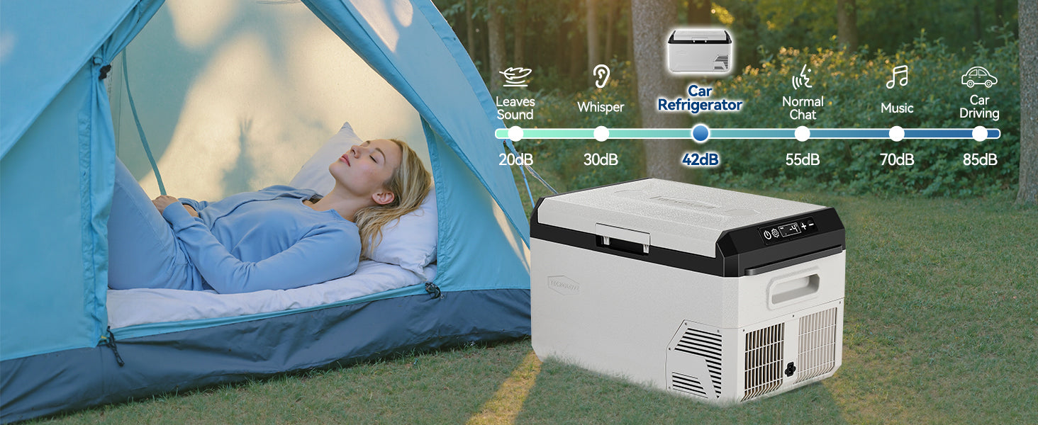 12V Car Refrigerator, 22QT Portable Freezer Cooler