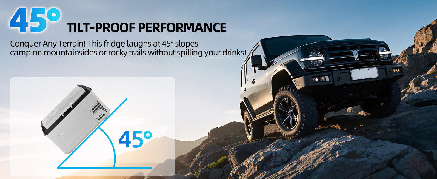 12V Car Refrigerator, 22QT Portable Freezer Cooler