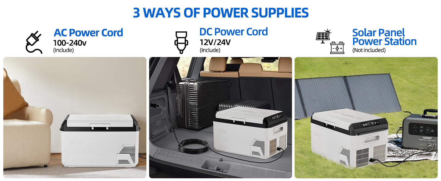 12V Car Refrigerator, 22QT Portable Freezer Cooler