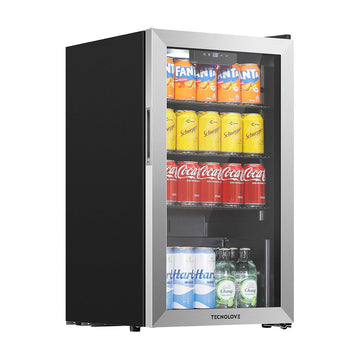 ドリンク冷蔵庫 86L 3～18℃ 幅45㎝ 自動霜取り 銀枠