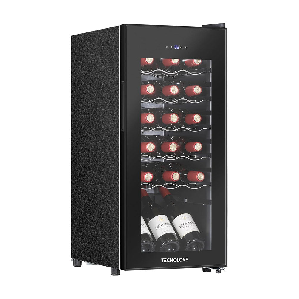 18 Bottle Wine Cooler with 41-68℉ Digital Temperature Control