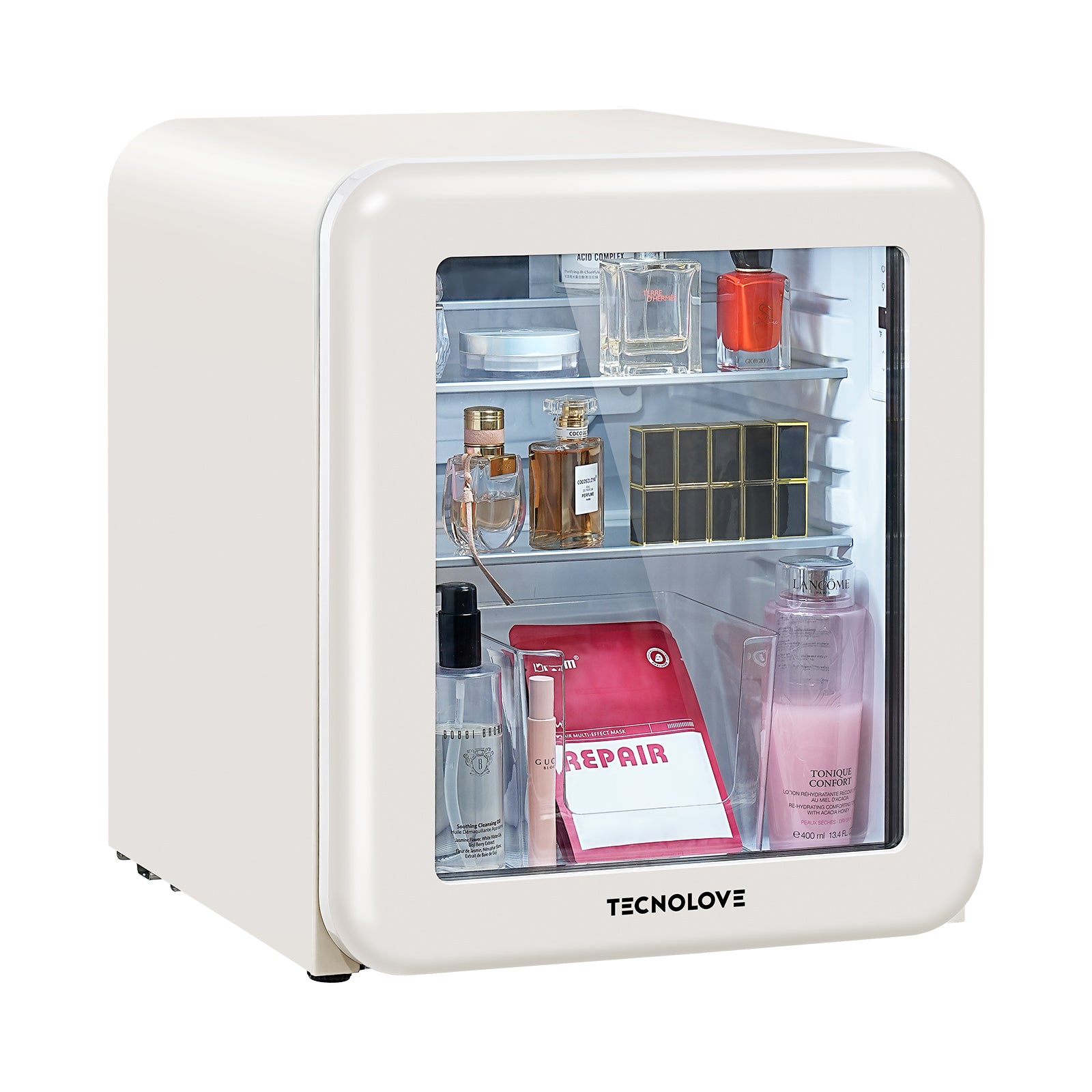 【未使用】TECNOLOVE コンパクト冷蔵庫 23L ヤマダモール | Tecnolove ドリンク冷蔵庫 46L 0～22℃ 直冷式 幅43