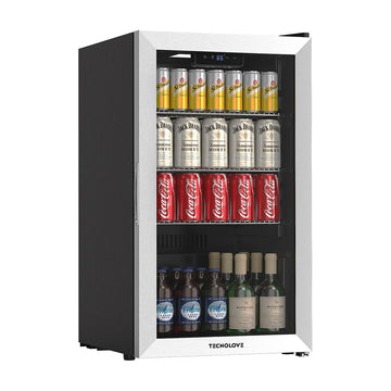 Beverage Refrigerator Cooler, 3 Cu.Ft Mini Fridge  Black