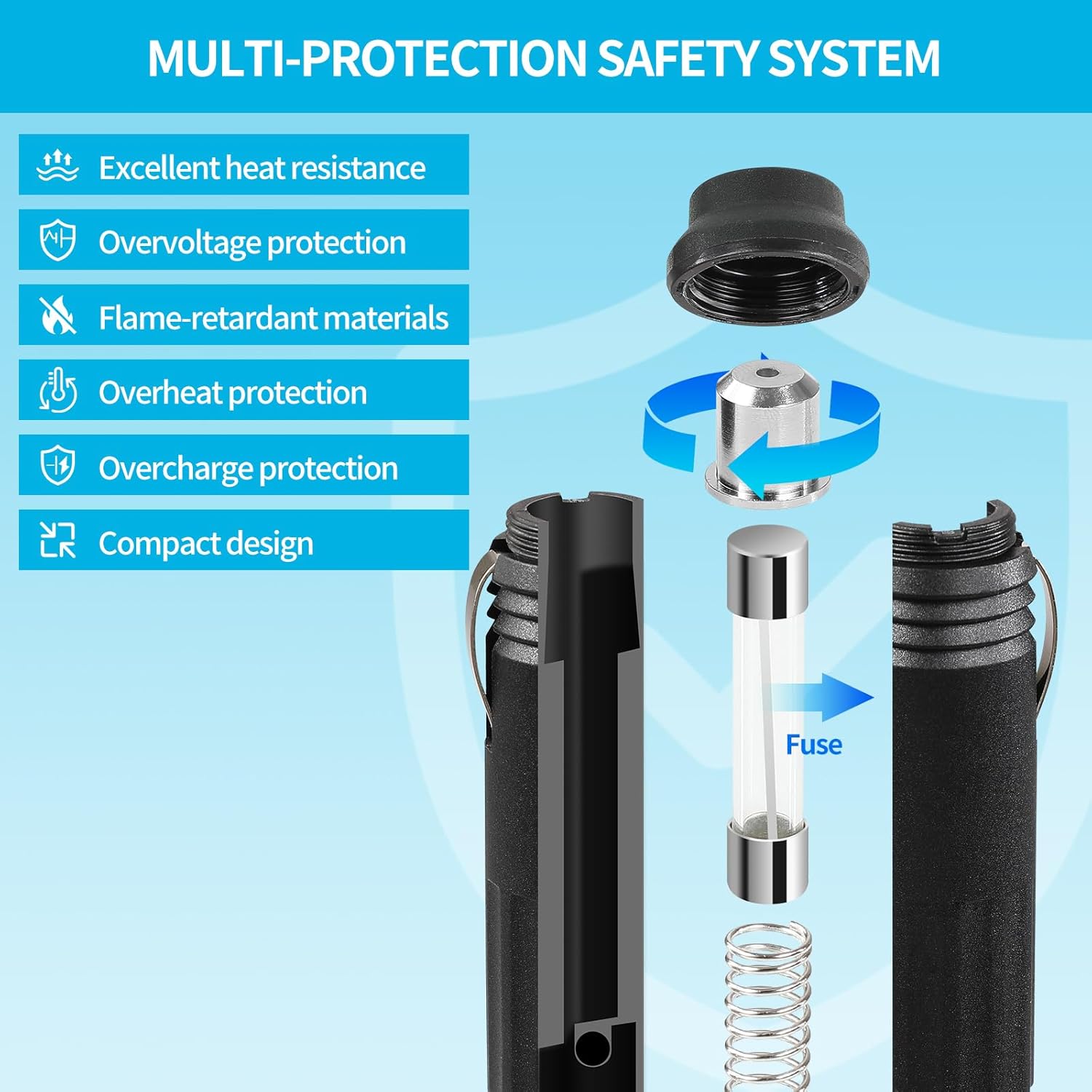 12V/24V DC Power Cord for Car Fridge Freezer