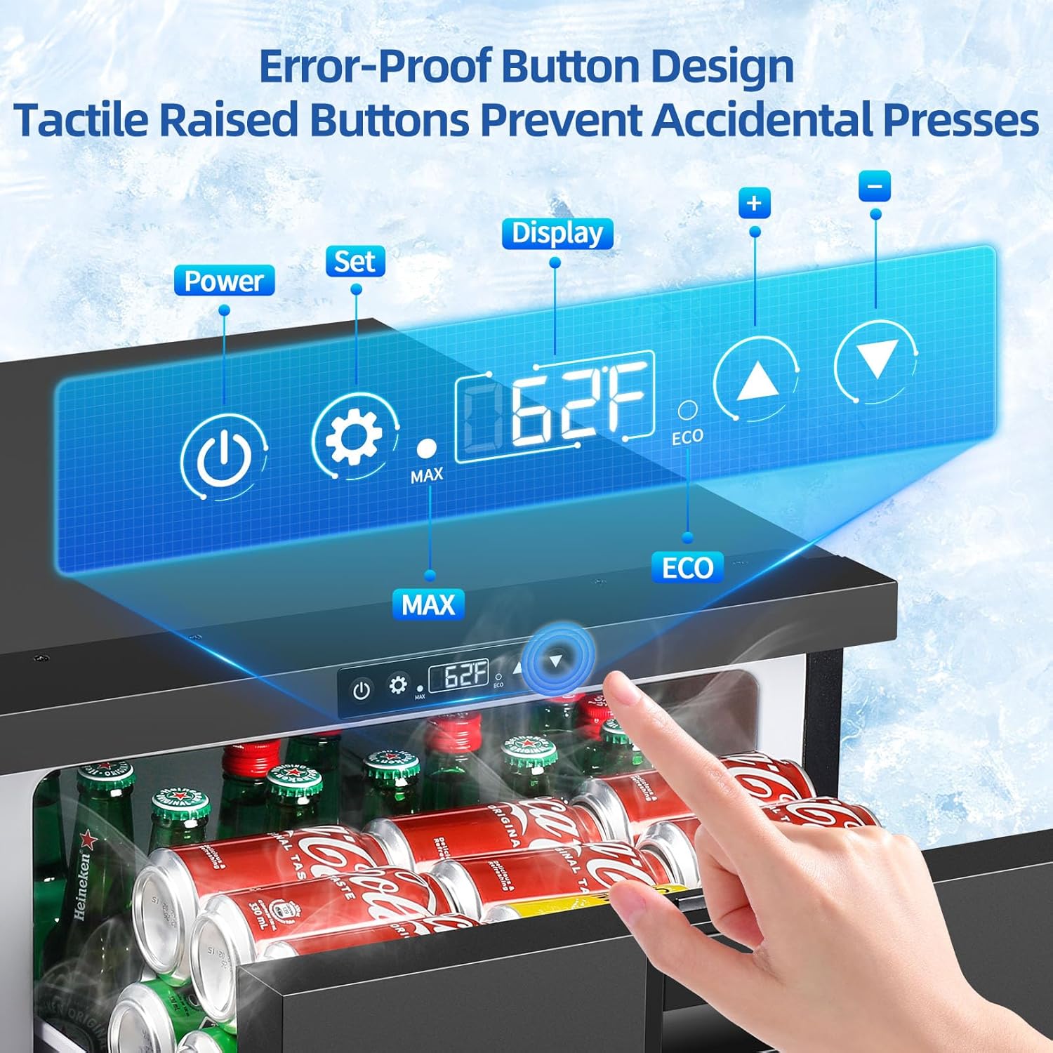 12 Volt Drawer Refrigerator 52QT（50L）12V RV Fridge Freezer