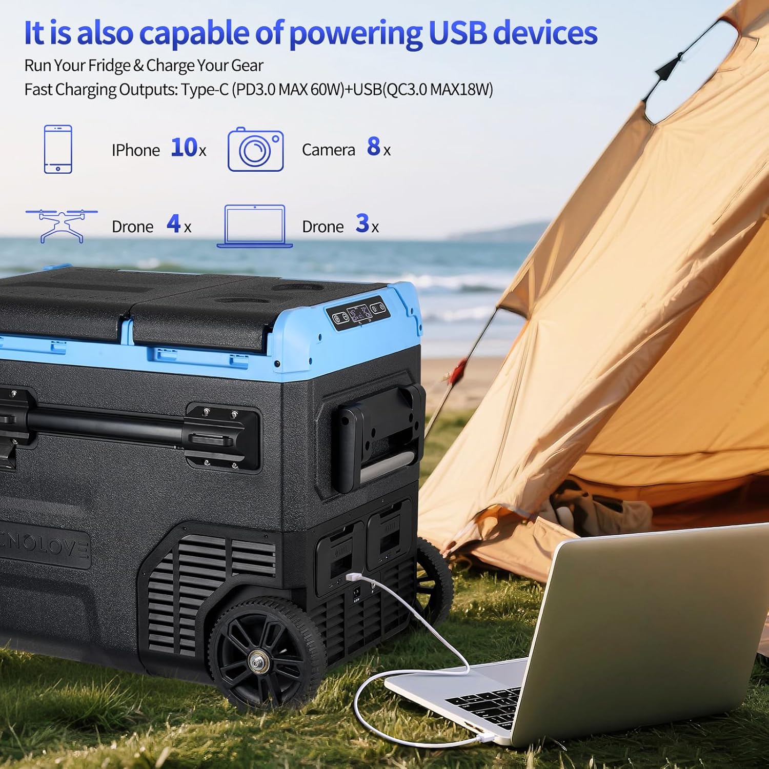 Plug-in Battery for Car Refrige 15600mAh/170.82Wh